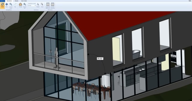 New measurement operator in HOOPS Visualize 2021. (Image courtesy of Tech Soft 3D.)