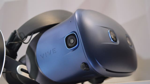 The Vive Cosmos was shown during HTC’s CES 2019 presentation, and is intended as an offering for mainstream consumers, versus the Vive Focus and Vive Pro. The device has a flip-up display which allows users to see the real world without taking the headset off. HTC also showed off new controllers that were different than any other controllers the company has created so far. Though the headset will still connect to a computer, the presentation gave the impression that a smartphone connection may occur in the future, and to expect more modular customizations as time goes on. No word on the cost or release date yet. (Image courtesy of HTC Vive.)