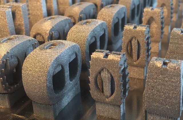 3D-printed spinal implants from Medicrea. (Image courtesy of Medicrea.)
