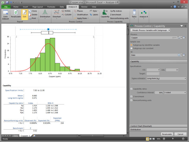 Spc For Excel Control Charts