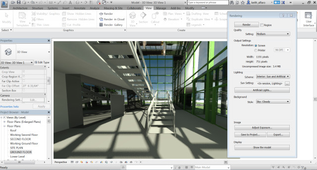 The Raytracer rendering engine. (Image courtesy of Autodesk.)