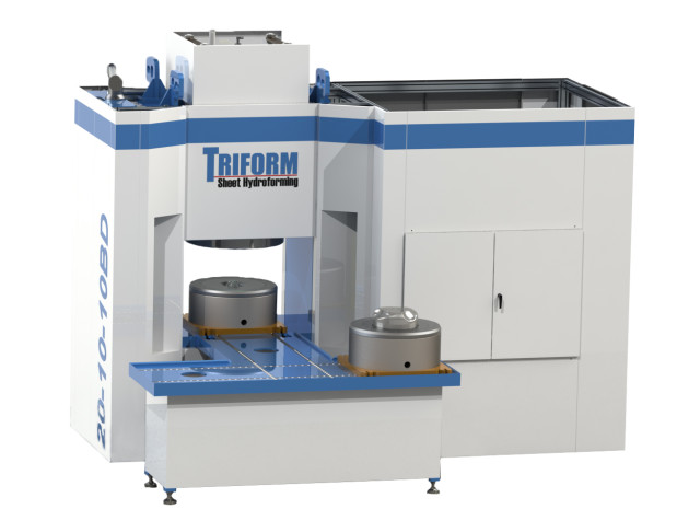 The 20-10-10BD hydraulic press. (Image courtesy of Beckwood.)