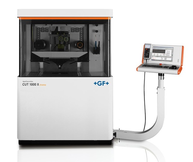 The CUT 1000 X wire EDM.