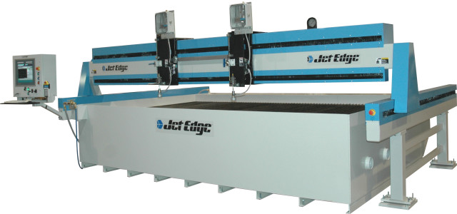 The Mid Rail Gantry waterjet. (Image courtesy of Jet Edge.)