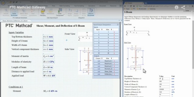 Calculation example. (Picture from PTC video.)