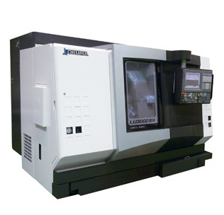 The LU3000 EX-M turning center. (Image courtesy of Okuma.)