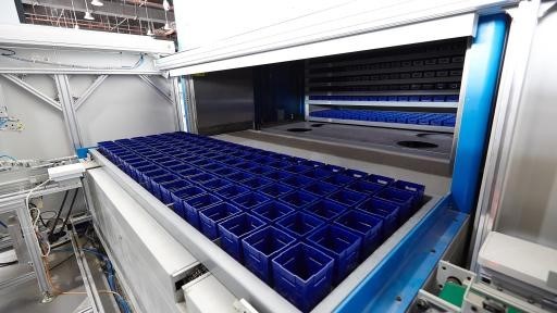 Intelligent warehouses for end products. (Photo courtesy of Multivu.)