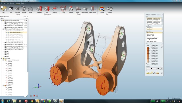 Robot Bike Company worked with solidThinking for topology optimization to ensure parts are lightweight without compromising structural integrity. (Image courtesy of solidThinking.)
