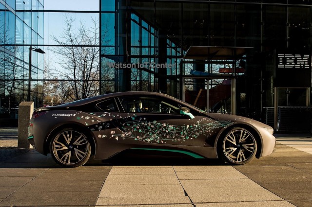 BMW i8 Hybrid, ready to start working with Watson to make Vehicles smarter. (Image courtesy of IBM)