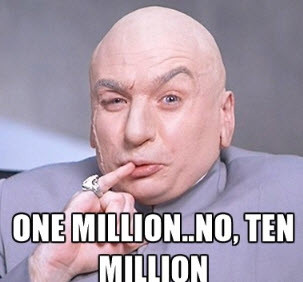 Figure 2.The numbers you work with make a difference. Unfortunately, CAE programs can’t tell what materials you intend to use and rely on the proper input of material property values—some of which have a lot of zeroes. (Image courtesy of Meme Generator.)
