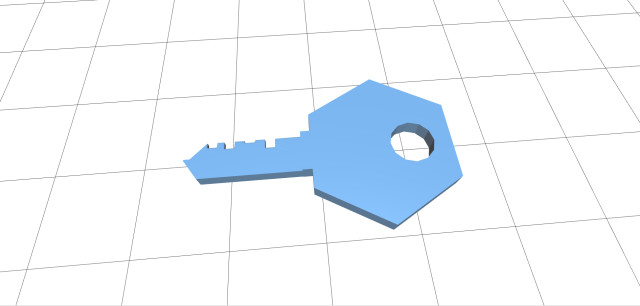 tsa master key printed key