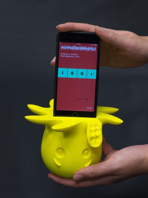 By embedding more voxels in the geometry, engineering researchers achieve finer-grained control of the acoustic properties, exemplified by encoding 4 binary bits of information. (Image courtesy of Changxi Zheng/Columbia Engineering.)