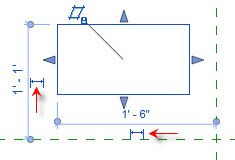 Figure 14. The dimension icon.