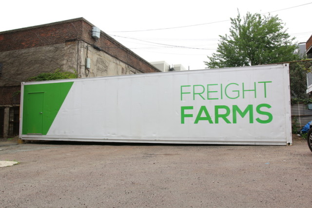 Freight Farms are made from upcycled shipping containers, a resource that frequently goes to the landfill. (Image courtesy of Freight Farms.)