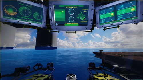 A still of GE’s subsea factory VR immersion, which was built for Oculus Rift headsets. (Image courtesy of GE.)