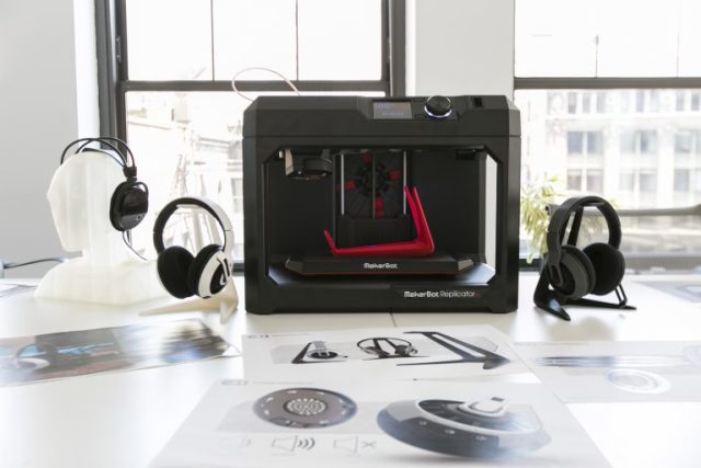 The MakerBot Replicator+ 3D printer. (Image courtesy of MakerBot.)