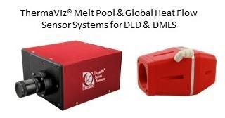 Two of Stratonics’ ThermaViz sensor systems. On the left, a ThermaViz Melt Pool Sensor. On the right, a ThermaViz Global Heat Flow Sensor.