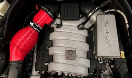 A 3D-printed intake component tested for form and fit. (Image courtesy of Ultimaker.)