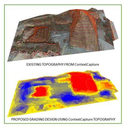 Reality-captured 3D data from ContextCapture. (Image courtesy of Bentley Systems.)