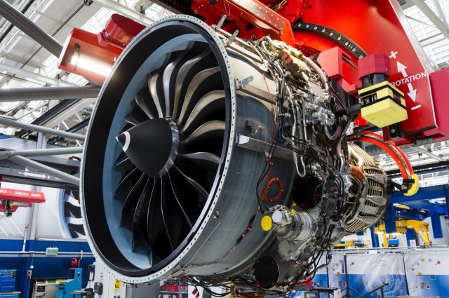 The LEAP-1A engine features next generation technology for greater fuel efficiency and decreased CO2 emissions. (Image courtesy of CFM International.)