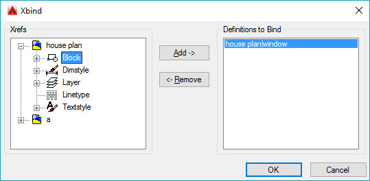 Figure 4. Xbind window.