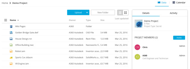Autodesk's A360 tool managed files for me flawlessly and was more intuitive than other file management systems. It also easily works in the cloud, though editing of files is done locally.