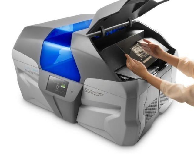 The DragonFly 2020 electronics 3D printer from Nano Dimension. (Image courtesy of Nano Dimension.)