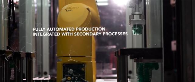Post-processing steps are integrated into the platform for automated print finishing. (Image courtesy of 3D Systems/YouTube.)