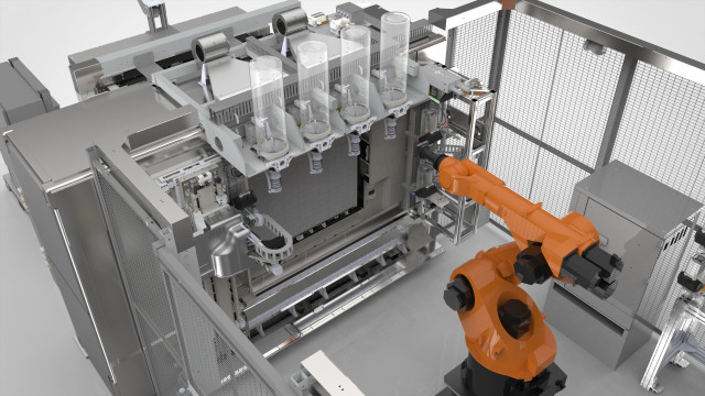 Stratasys manufacturing cell for its