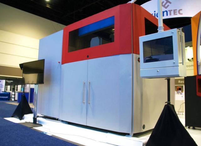 The SLCOM 1 3D printer is capable of 3D printing large-scale composite parts. (Image courtesy of the author.)