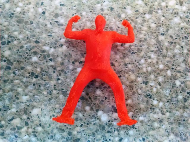 3D-printed with NinjaFlex.