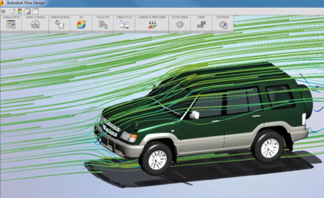 Autodesk Flow Design lets you simulate airflow—without having to learn how to use a complicated CFD program. (Image courtesy of Autodesk.)