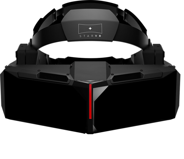 StarVR virtual reality headset. (Image courtesy of Starbreeze.)