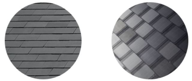 Two Views of the Same Roof: Street View (left) and Sun's Eye View (right)