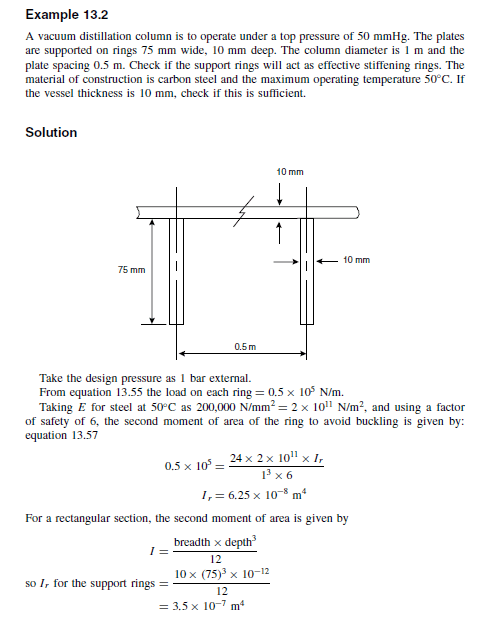 calculate moment of inertia for hcl