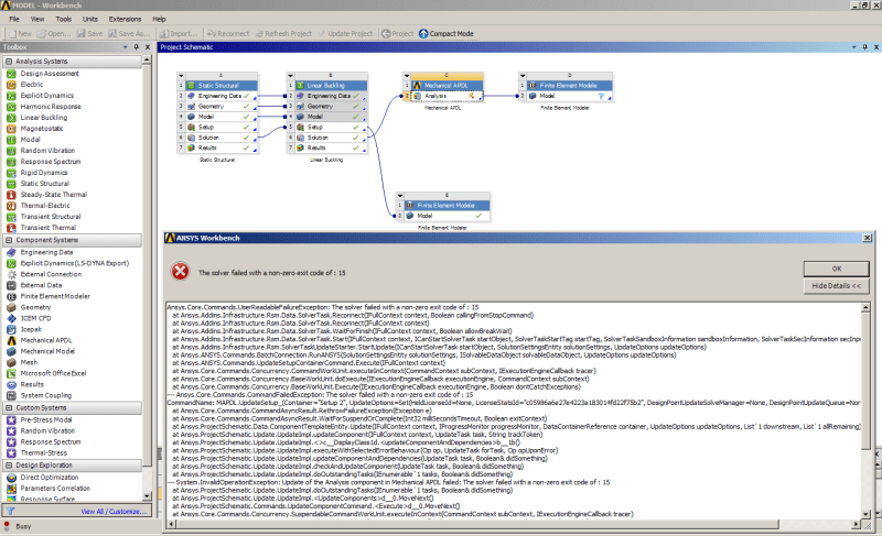 ansys mechanical apdl command input list