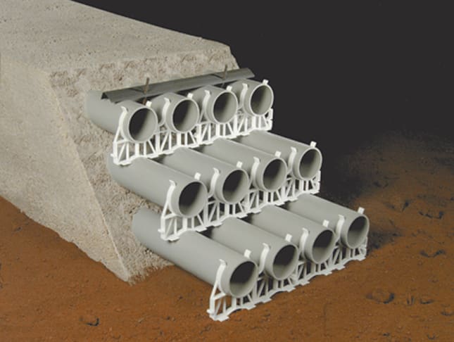 concrete encased conduit duct bank crossing