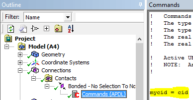 ansys apdl command