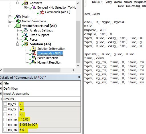 ansys apdl commands syntax