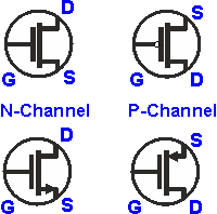 mosfet transistor symbol