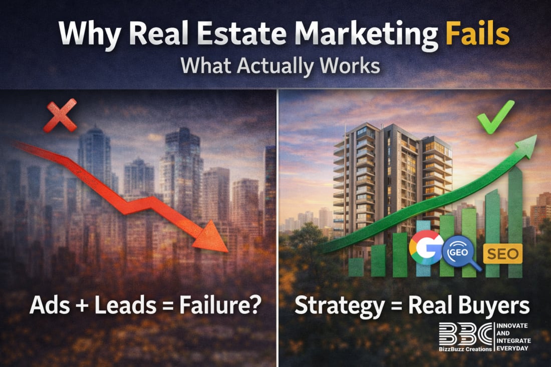 Real Estate Digital Marketing: Why It Fails, What Works & How to Generate Real Buyers