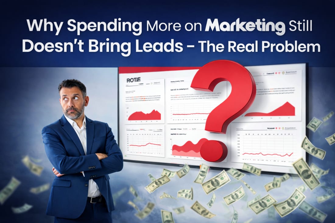 Why Spending More on Marketing Still Doesn’t Bring Leads – The Real Problem