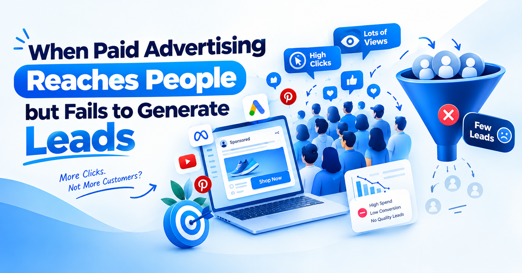 When Paid Advertising Reaches People but Fails to Generate Leads