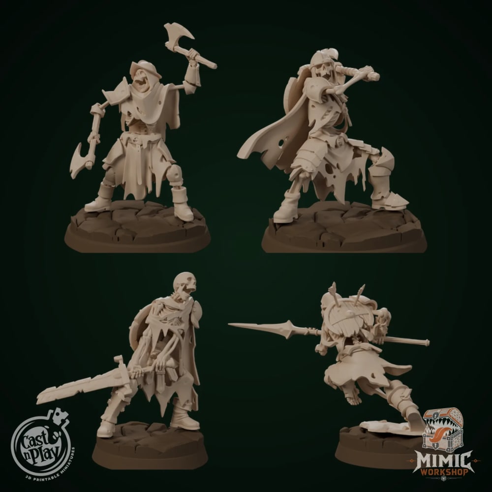 Skeleton Warrior — Squad (4)