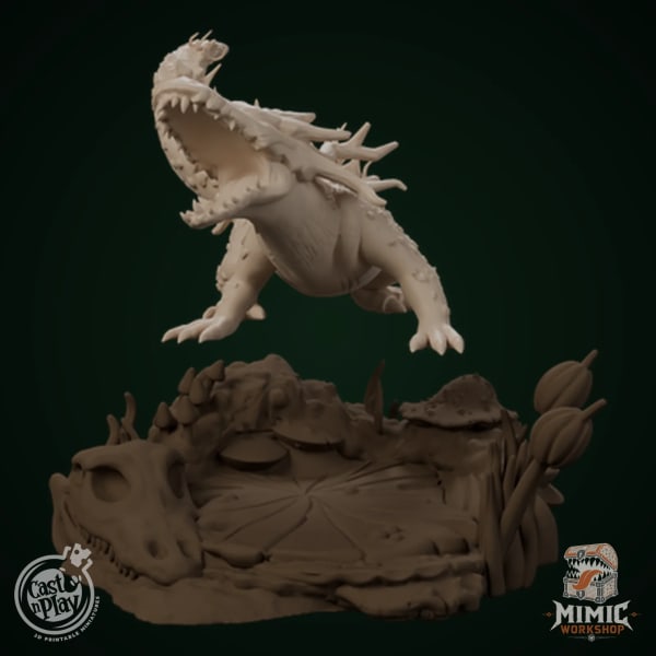 Swamp Crocodile — Lunging