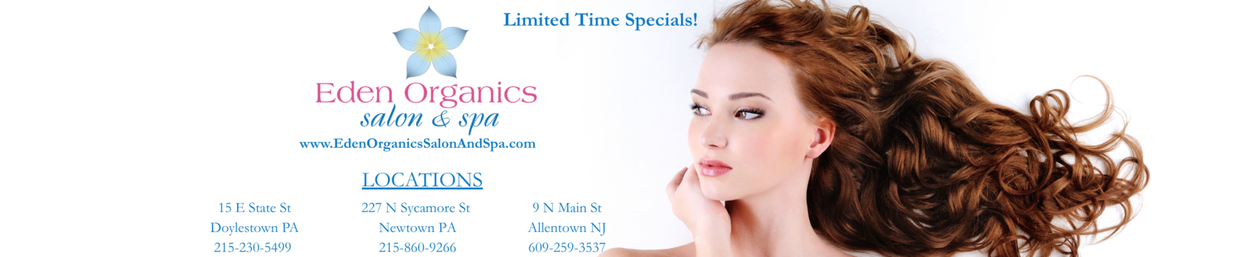 Eden Organics Salon & Spa banner image