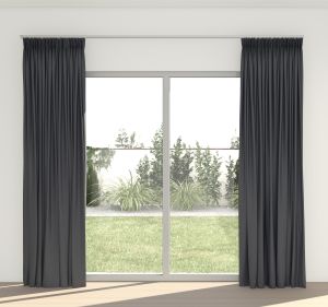 Verduisterend Gordijn op Maat 100% Verduisterend Sleep Antraciet Verduisterend Gordijn op Maat 100% Verduisterend Sleep Antraciet