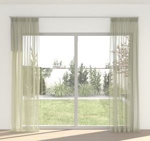Vitrage Chic Beige op Maat Vitrage Chic Beige op Maat