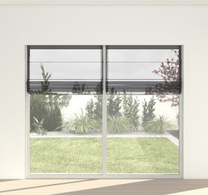Vitrage op Maat Lovely Voile Zwart Vitrage op Maat Lovely Voile Zwart
