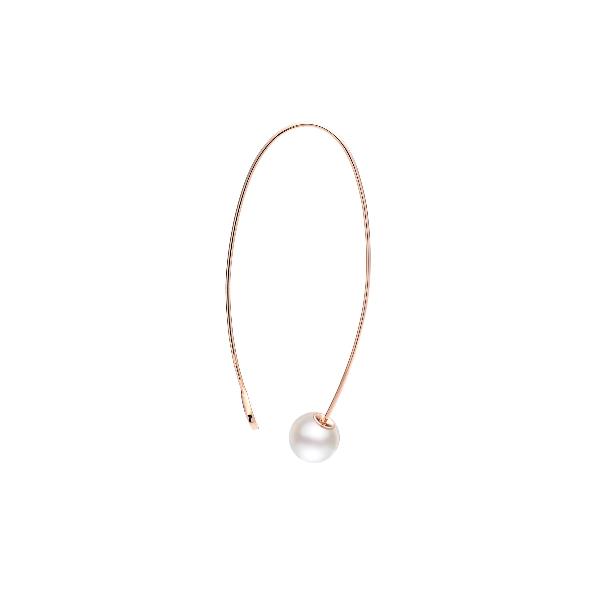 Pearl Earrings ER040799GB in 18K Rose Gold